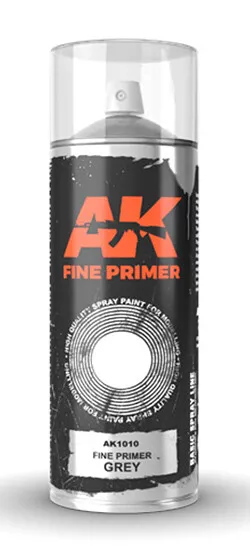 Peinture Spray Fin Primer Gris 400 Ml. Ak-1010 Ak Interactive