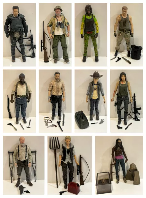 The Walking Dead - Action Figures - 5" High - Various Multi Listing - Mcfarlane