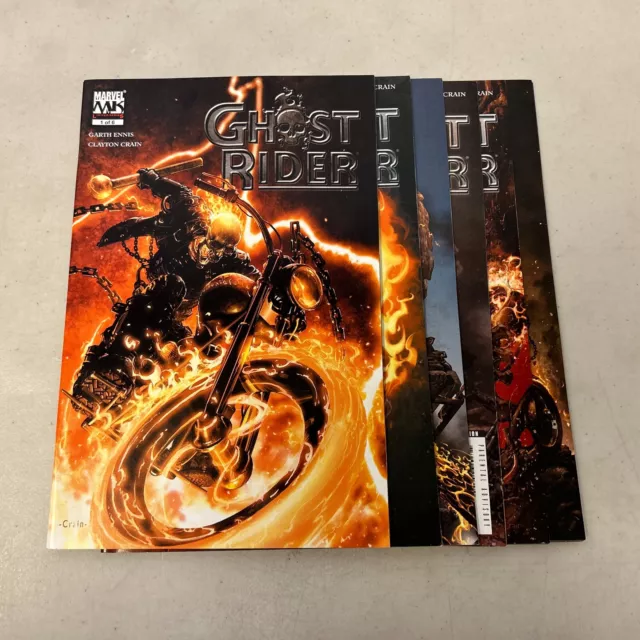Ghost Rider #1-6 Set (Marvel 2005) 1 2 3 4 5 6 Garth Ennis (9.0+)