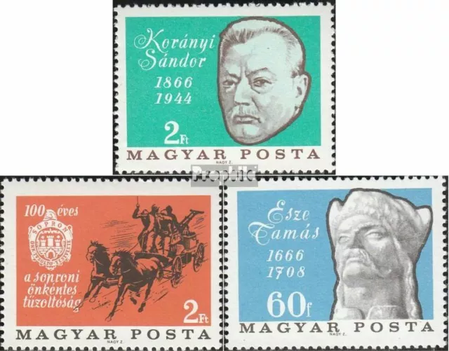 Hungría 2253A,2254A,2279A (edición completa) nuevo 1966 sellos especiales