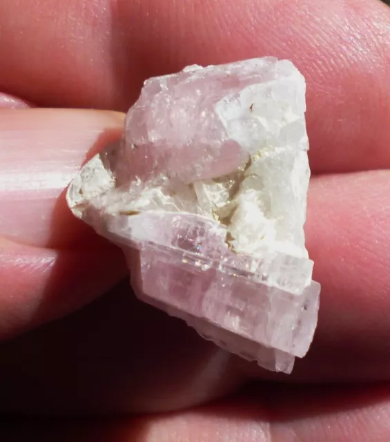 Tourmaline rose avec albite et muscovite 5,9 g. minéraux collection Afghanistan