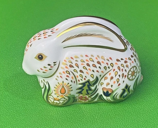 ROYAL CROWN DERBY 'Baby Rowsley Rabbit' Paperweight Limited Edition ...
