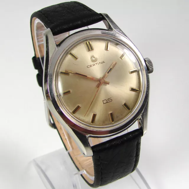 CERTINA DS TURTLE first gen vintage 1967 large 36mm hand winding