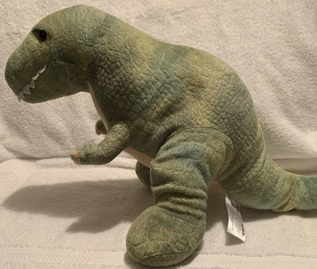 DISCOVERY KIDS DINOSAUR T Rex Tyrannosaurus Green Stuffed Animal Plush
