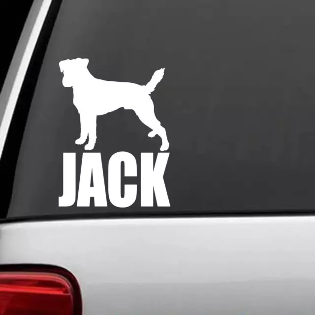 Jack Russell Terrier Dog Decal Sticker Pet Gift Mom Dad Accessory J1092