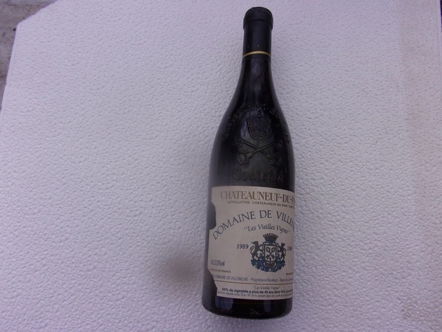Bouteille de CHATEAUNEUF DU PAPE 1989