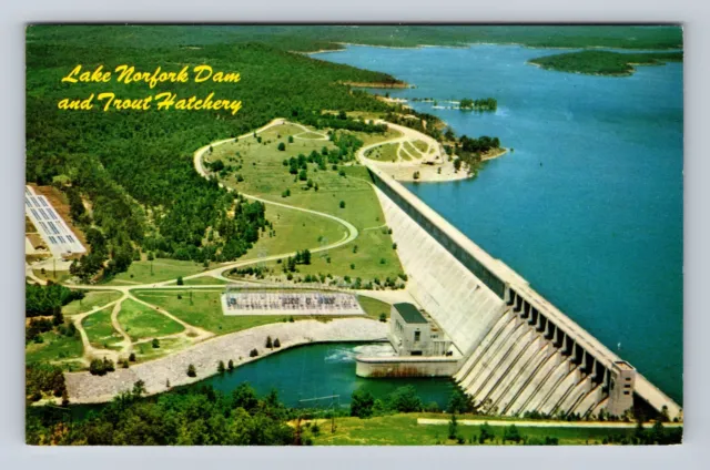 Mountain Home AR-Arkansas, Lake Norfork Dam, Trout Hatchery, Vintage Postcard