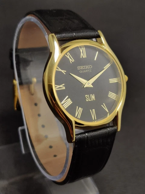 Montre Seiko Plaqué Or 18 Carats - Fabriquée Au Japon - Réf. 052472 - Occasion En état De Marche