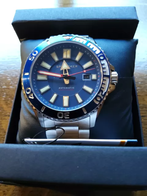 SPINNAKER AMALFI MENS 200m Auto Diver The Seiko Monster Rival