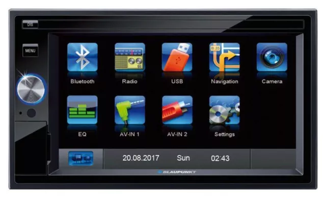 Blaupunkt SD Bluetooth 2DIN MP3 USB AUX Autoradio für Ford Galaxy Focus C-Max S- 2