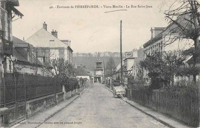 Cpa 60 Old Mill / Rue Saint Jean