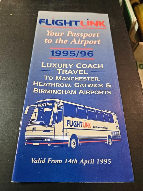 LONDON BUS TRANSPORT Timetable Leaflet FlightLink HO5.19 £3.00 ...
