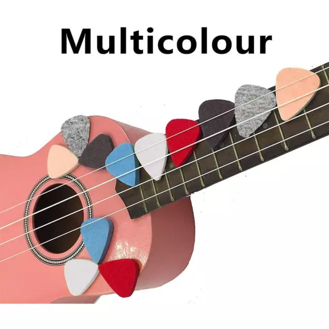 1xUkulele Pick Wool Felt Electric Guitar Pick Finger Ukulele Picks BEST