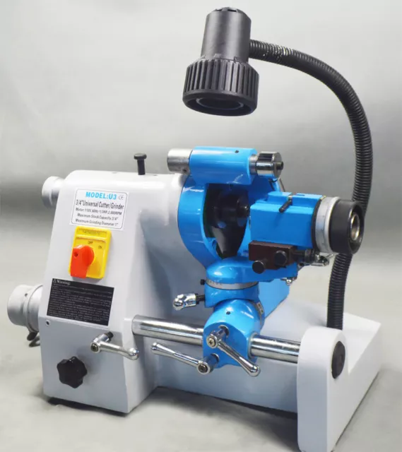 High Accuracy R8 Collet Cutter Grinder Sharpener Multi-functional Grinding 110V