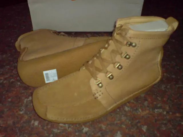 CLARKS ORIGINALS MENS WALLABEES NATALIE Sand Combi Boots UK 7 US 8 G 139.99 PicClick UK