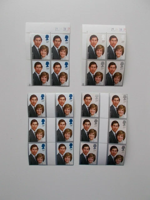 Offerta all'ingrosso GB 1981 Royal Wedding x 10 set U/M ottimo prezzo & con GRATIS p&p
