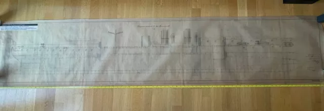 Werftplan S. Maj. Panzercorvette von 1874