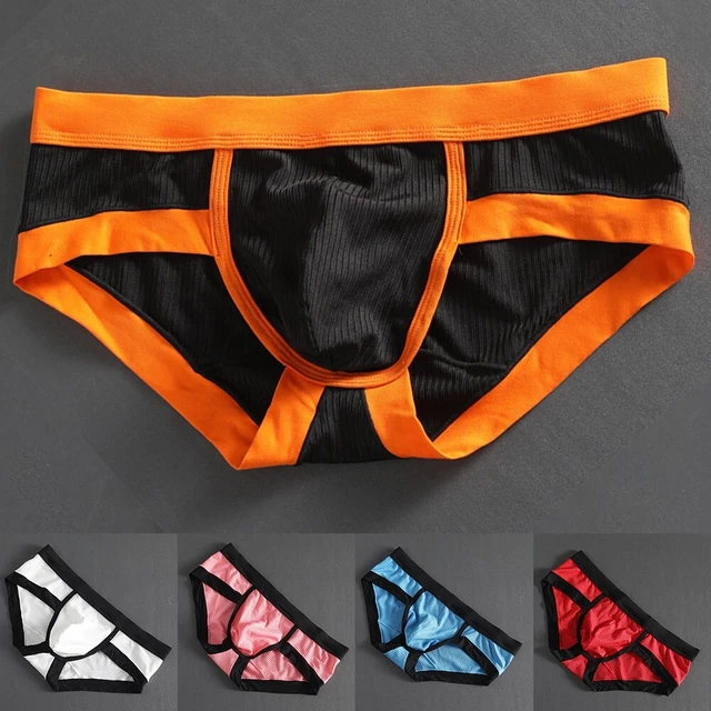 CODE 22 - Intimo da Uomo Slips - Openwork Brief Steel Blue - 1x Taglia L