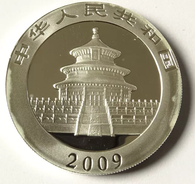 2009 China 10 Yuan 1oz Silberpanda