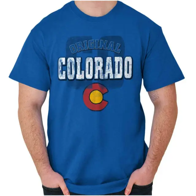 Colorado Original Hometown Vacation Gift CO Womens or Mens Crewneck T Shirt Tee
