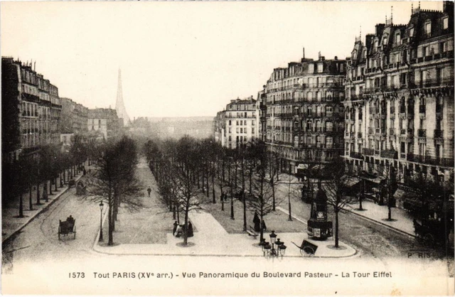 CPA PARIS 15th Boulevard Pasteur Panoramic View (1249211)