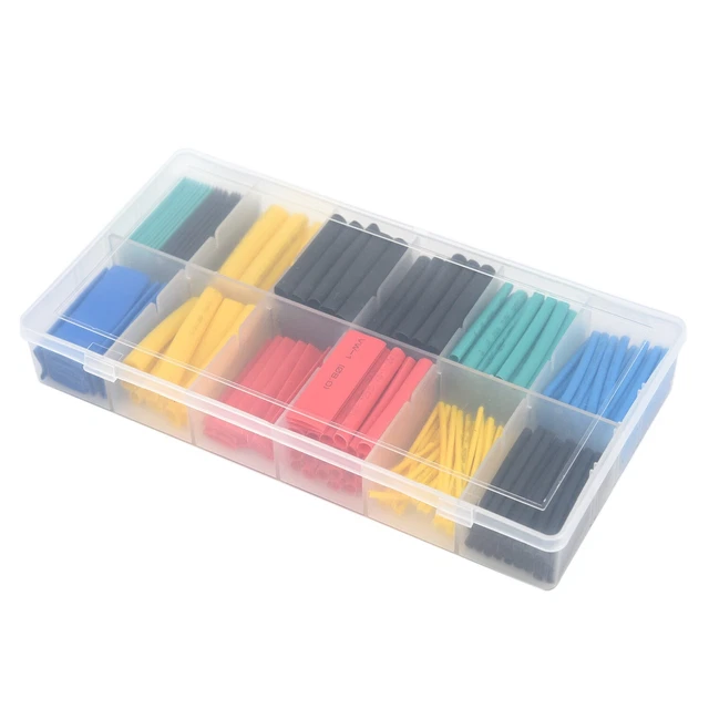 280x2:1 Assortimento Kit Scatola Set Termoretraibile Tubi Cavo Tubo Manicotto
