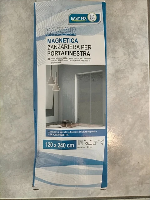 Zanzariera Magnetica Per Porta Finestra 110x240 Cm - Protezione Antizanzare Senza Insetti In Casa - Foto 7