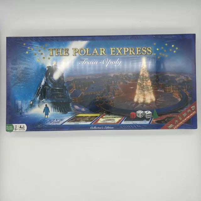 Master Pieces The Polar Express TRAIN-OPOLY Collectors Edition Set Monopoly Game