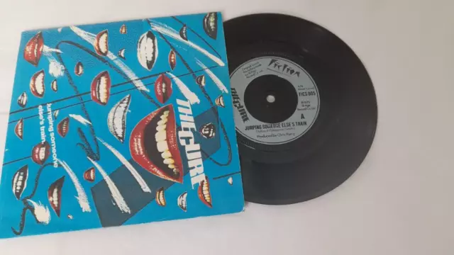 The Cure-Jumping Someone Else's Train. Original UK 7 Inch A-1 B-1 Vinyl Single