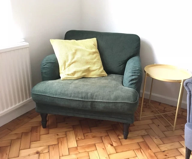 Dark Green Stocksund Ikea Chair S DERHAMN Seat IKEA Section Cover