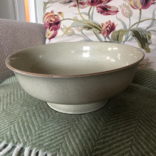 Denby Daybreak Large Footed Serving Bowl Vgc Rare