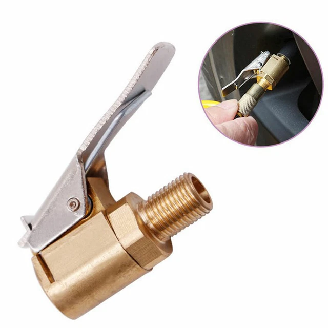 CAR 8MM TYRE Wheel Tire Air Chuck Inflator Pump Valve Clip Clamp