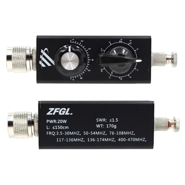 Mini Antenna HF QRP 5-55Mhz 20W – Onde Corte Full Band Con FM E UHF/VHF