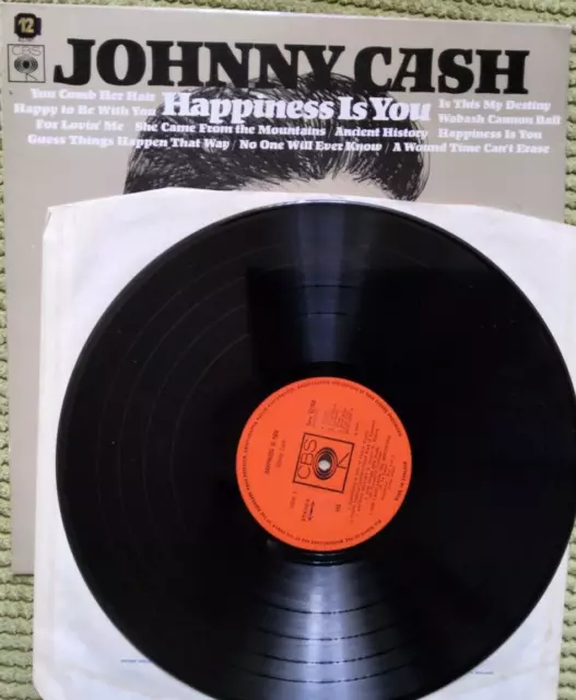 Johnny Cash - Happiness Is You Vinyl, 1966 LP Album Schallplatte