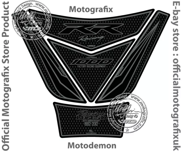 Honda CBR 1000 RR Fireblade 2012 Motorcycle Tank Pad Motografix 3D Gel Protector