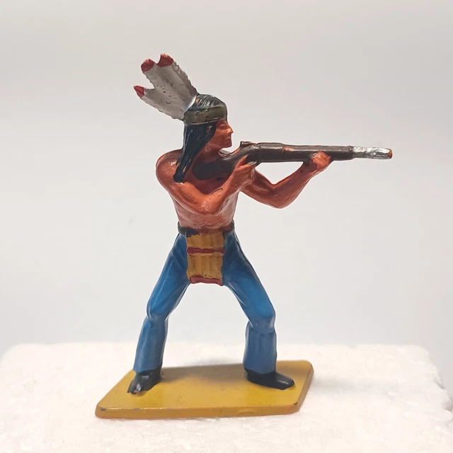 Figurine Starlux Western Indien - 1:32 (60mm) - Plastique Peint - Occasion - France