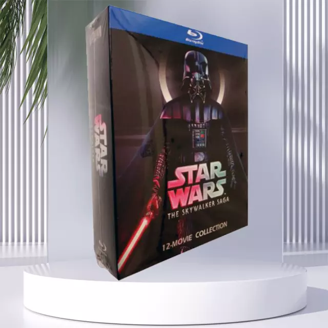 Star Wars: The Skywalker Saga Complete 12-Movies Blu-ray Collection Brand New