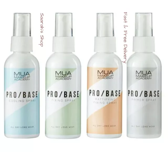 MUA Pro Base Fixing & Setting Spray Keeps Foundation & Makeup Fresh All Day Long