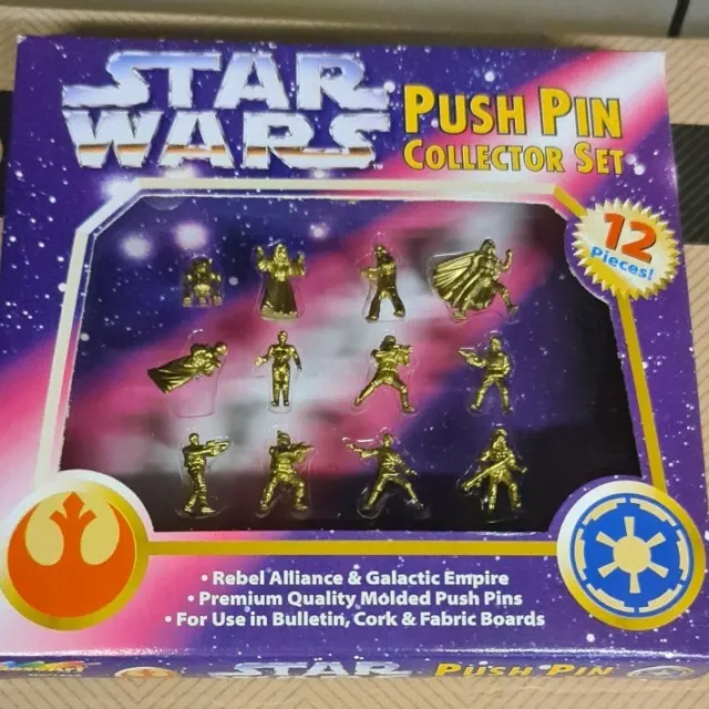 Set Figure Collezione Spille Da Collezione Ufficiali Star Wars Nuovi Collezionisti