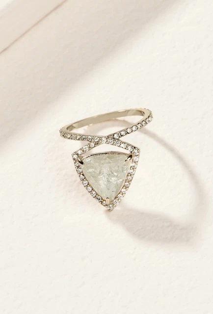 Stella & Dot | Sommerville Cocktail Ring, White Opal/Gold, Size 6 Stella & Dot | Sommerville Cocktail Ring, White Opal/Gold, Size 6