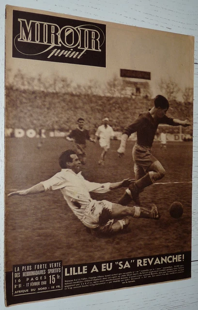 Miroir Sprint 1948 – Foot Lille/OM, Reims/Montpellier, Cyclisme Pelissier N°91 – Hebdo Sports