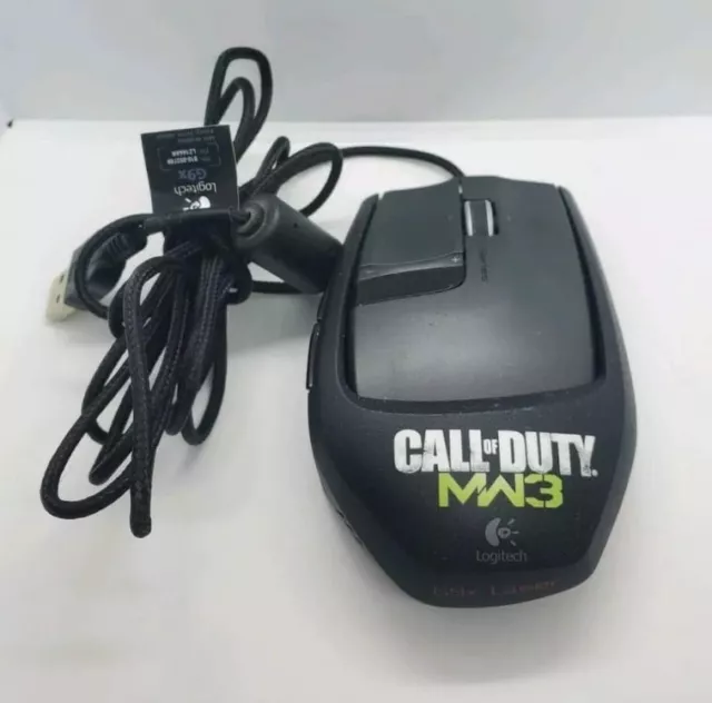 Logitech G9X COD MW3 Call of Duty USB Laser Gaming Mouse RARE WORKING COD MW3