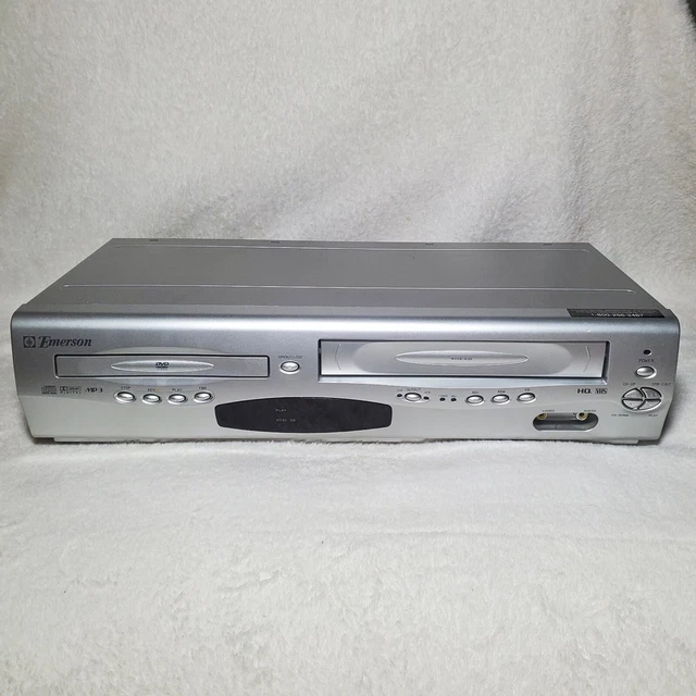 EMERSON EWD2203 DVD/VCR Combo Player, VHS and DVD Works Great! (NO