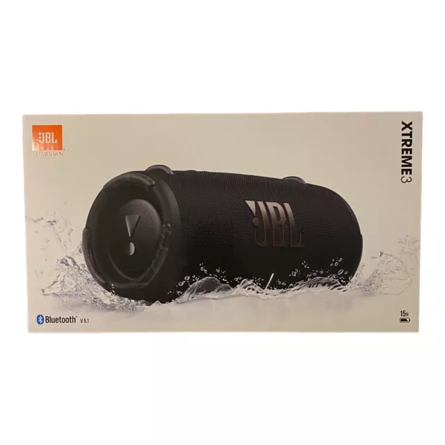 JBL Xtreme 3 Tragbarer Bluetooth Lautsprecher - Schwarz - NEU & HÄNDLER