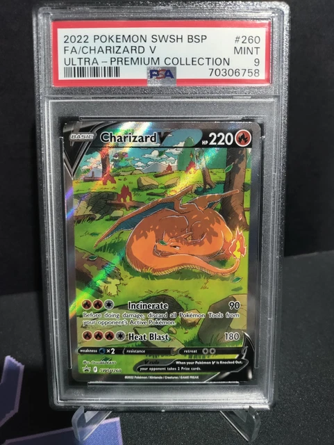 Pokémon Charizard V SWSH260 - Black Star Promo - Alternative