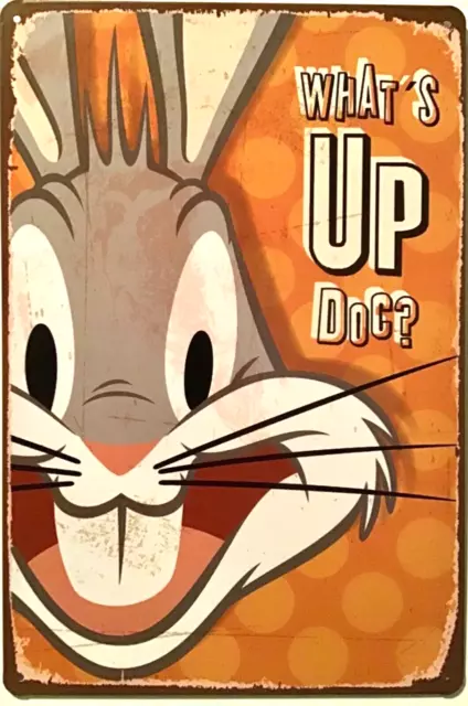 TIN SIGN new 8x12 Bugs bunny rabbit cartoon looney tunes funny sarcastic doc AA
