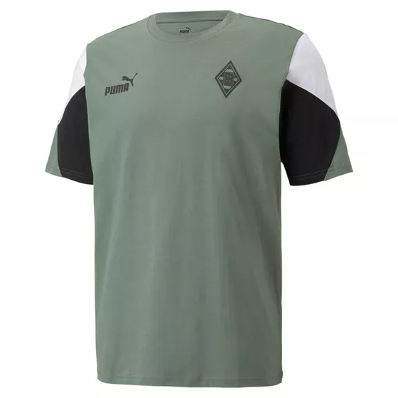 Puma BMG Borussia Mönchengladbach ftblCulture T-shirt Olive Gr. S M L XL 3XL