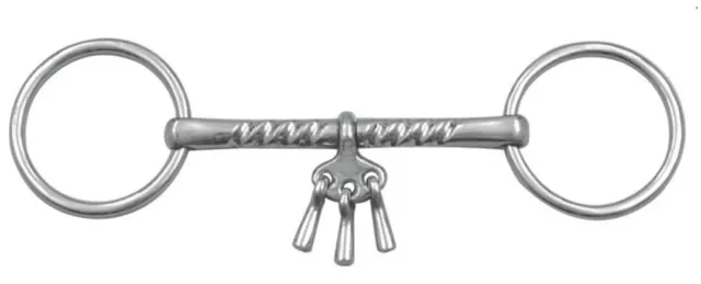 Loose Ring Snaffle Bar Mouth Horse Bit With Players 22565