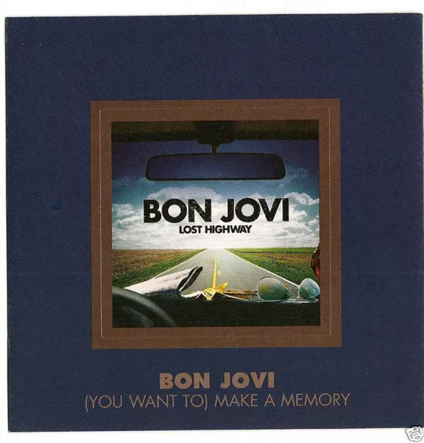 Bon Jovi COLLECTORS SET "Lost Highway" 2007: MAGNET + GUITAR PICK + CD * RARE * 2