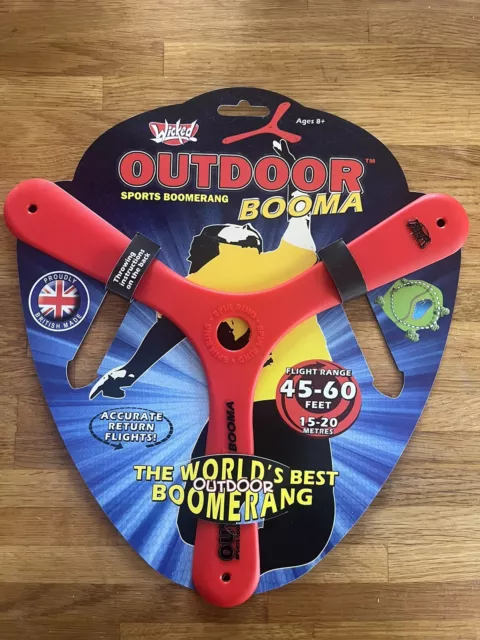 Wicked Outdoor Booma Boomarang Frisbee